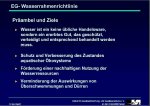 EG-Wasserrahmenrichtlinie 1